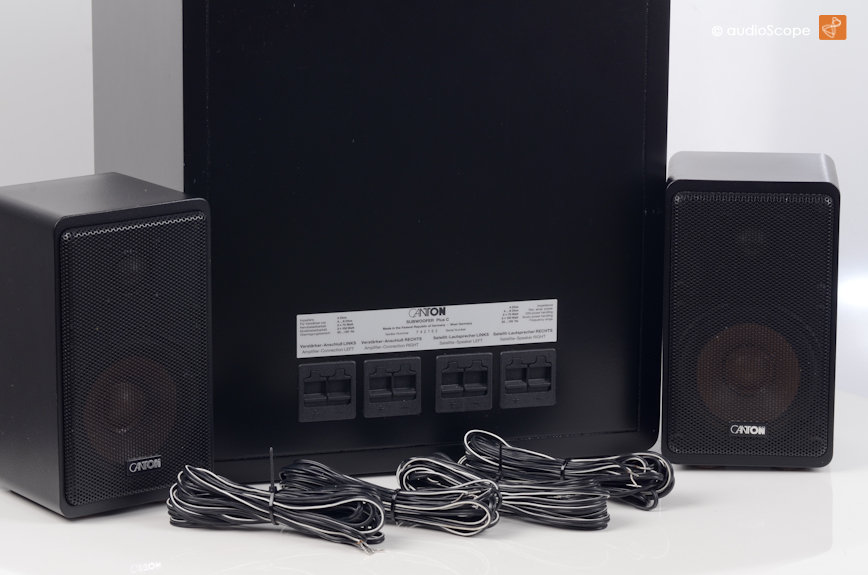 Canton Plus C Sub & Plus S Satellites for sale.