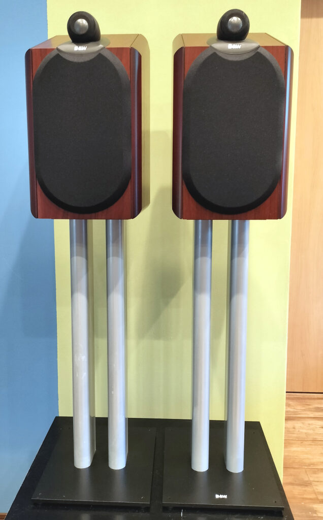 中古品】B&W ブックシェルフスピーカー CDM1NT MRレッドチェリー+