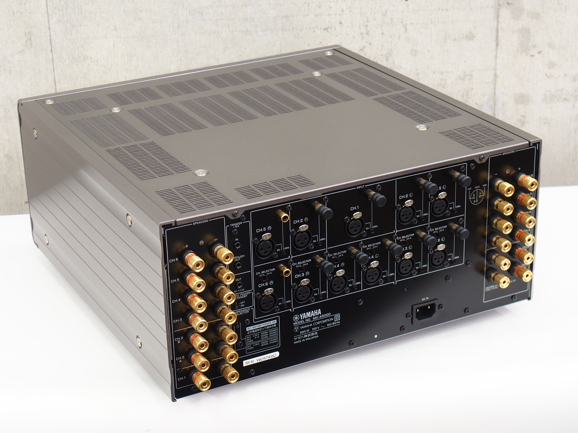 アバックWEB-SHOP / 【中古】YAMAHA MX-A5000(H)【コード01-10152