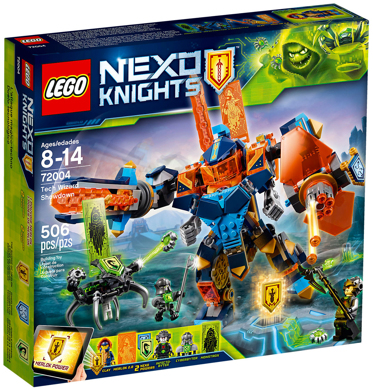 LEGO Nexo Knights 72004 pas cher, L'Armure 3-en-1 de Clay
