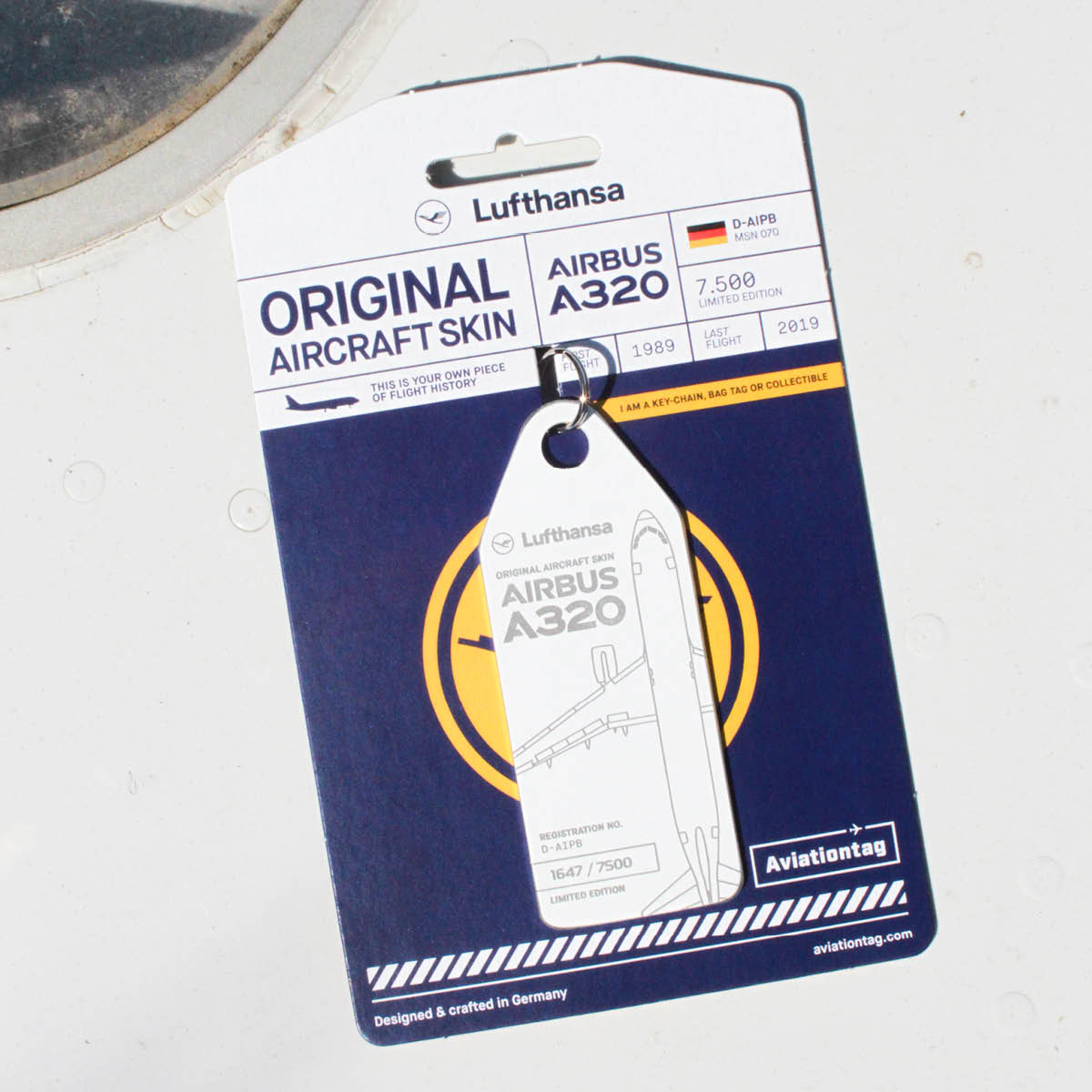 Lufthansa aviationtag A320 コンビ色 Lufthansa aviationtag A320