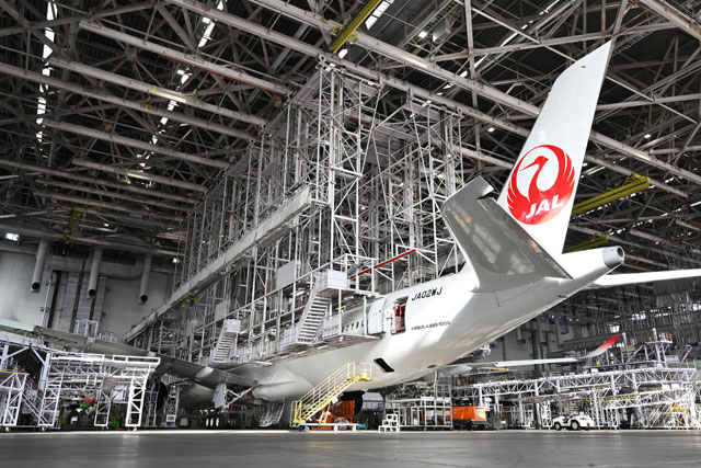 JAL、A350-1000初の海外重整備 3号機が11/4羽田帰着