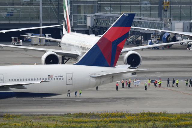 DL デルタ航空 2ミリオンマイラー 荷札1枚。2枚ご希望の方はお申し出