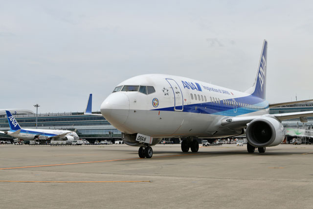 ANAの737-700、16年で退役 ラストは岡山発羽田行き