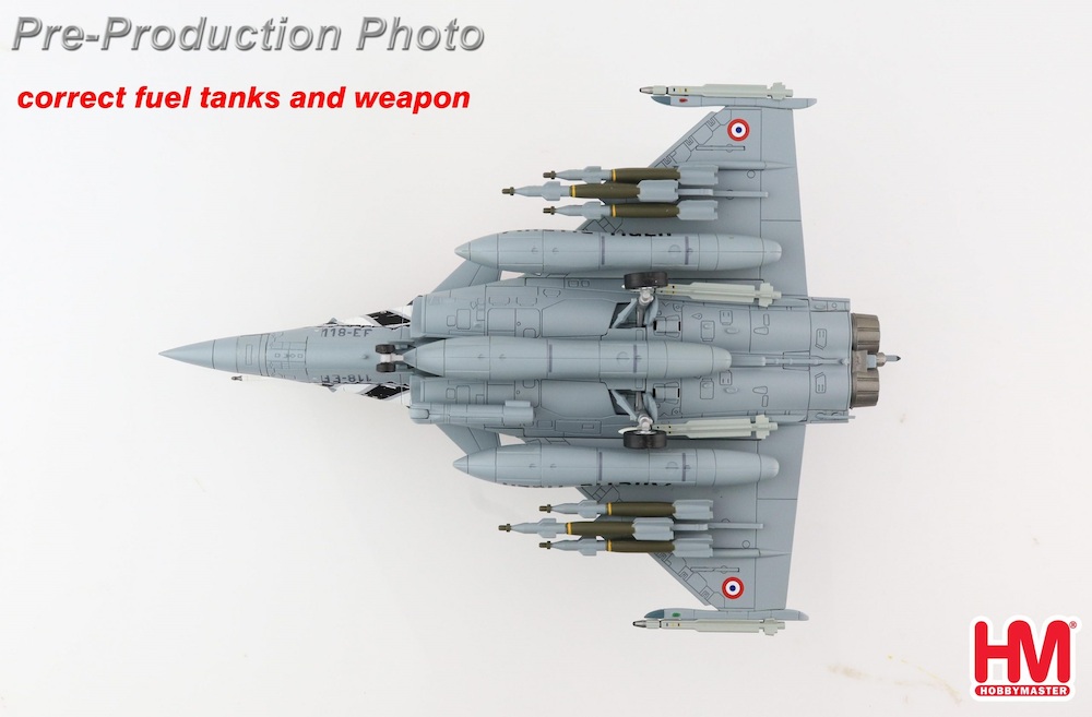 Hobbymaster HA9601 Dassault Rafale C 118-EF, Armee de l 'Air
