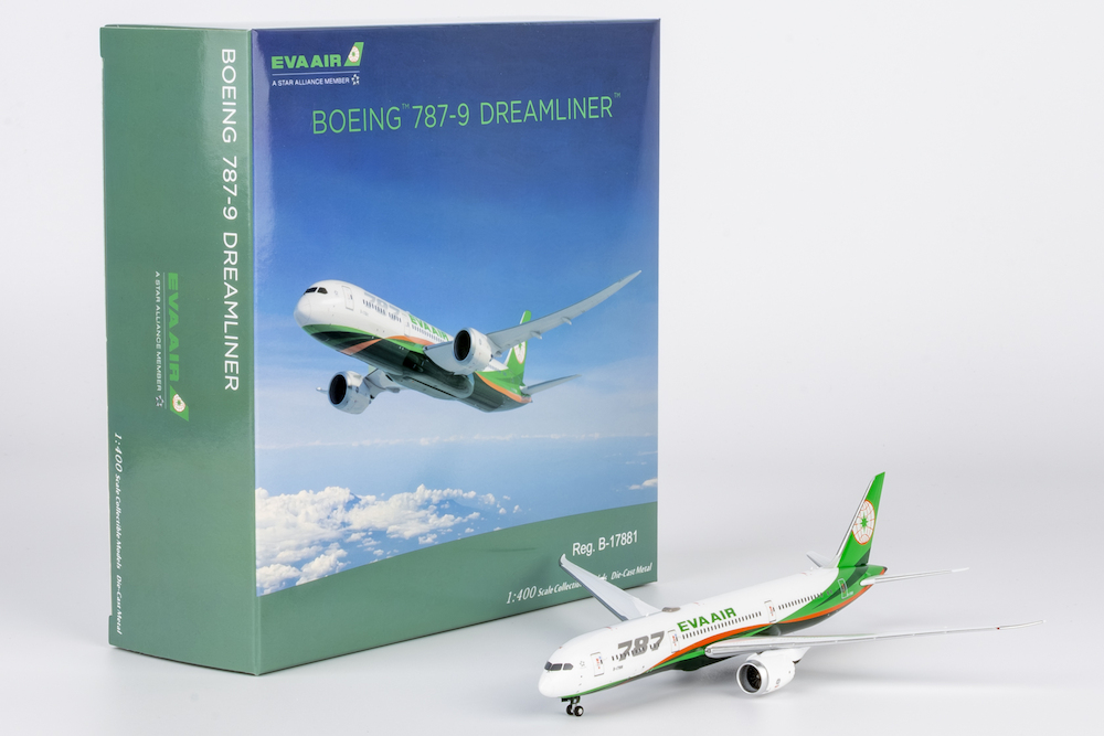 NG Models 55142 Boeing 787-9 Dreamliner Eva Air B-17881