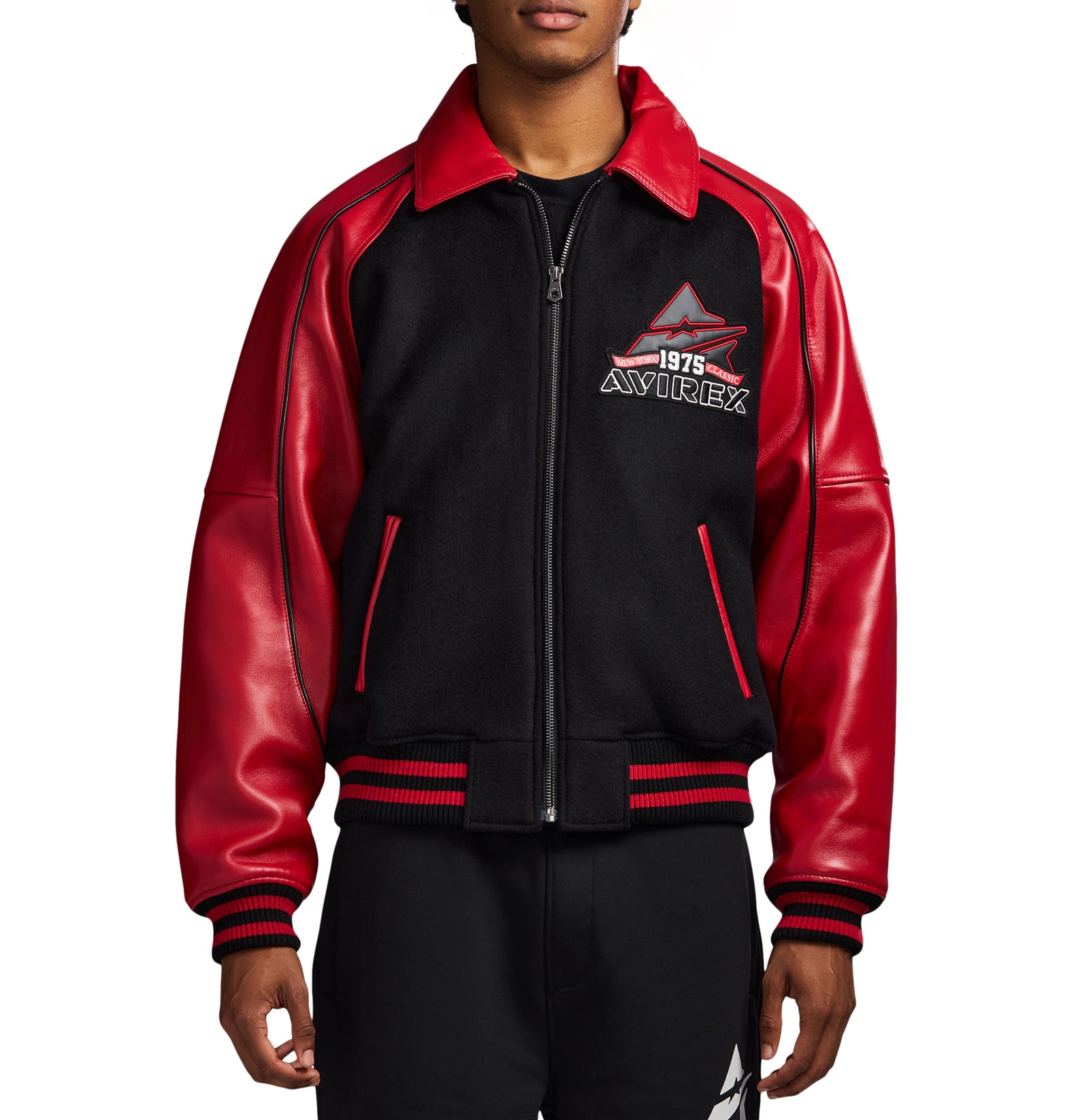 CLASSIC WOOL LEATHER VARSITY JACKET – Avirex