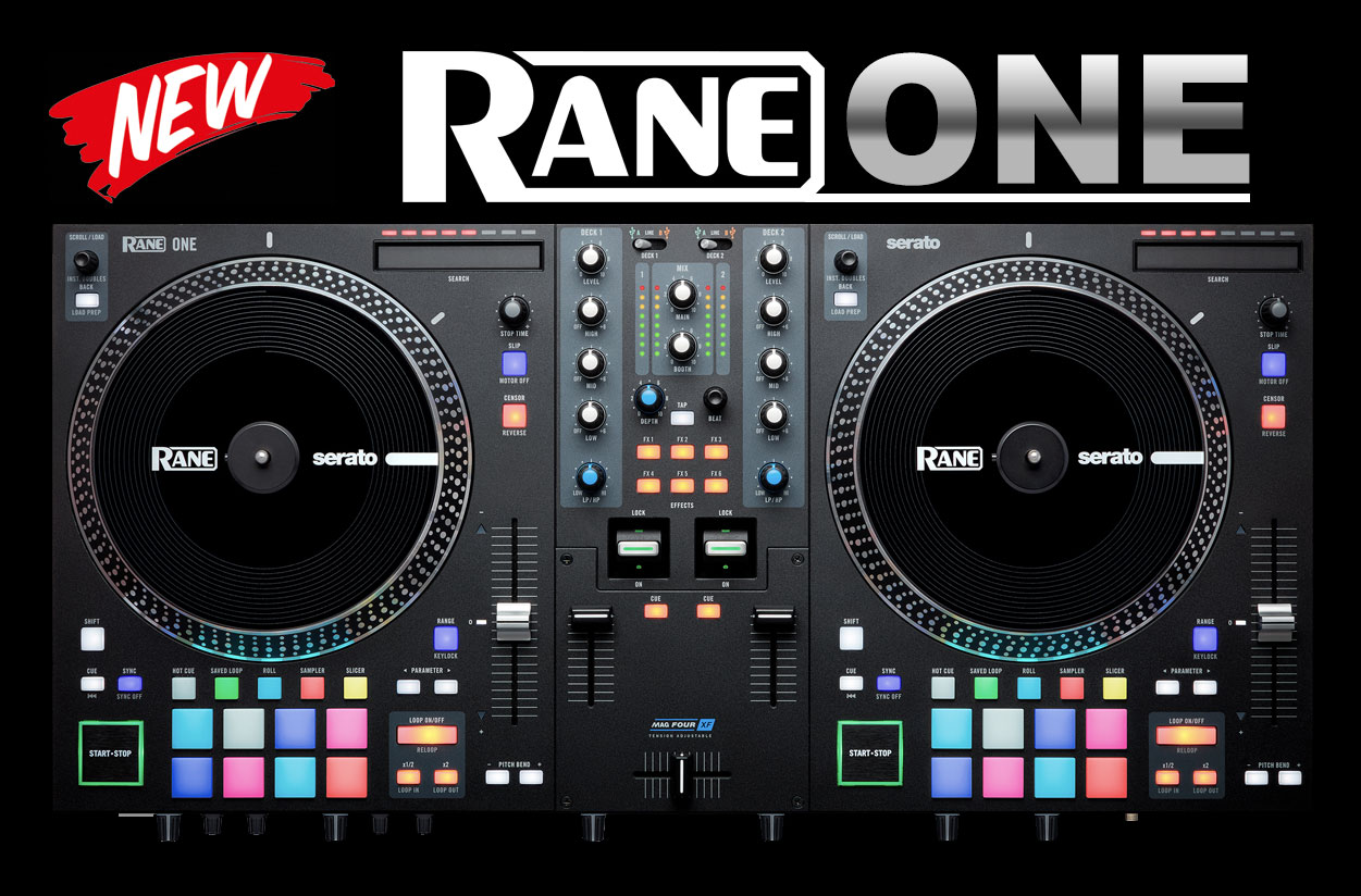 New Rane ONE DJ Controller with Motorized Platters