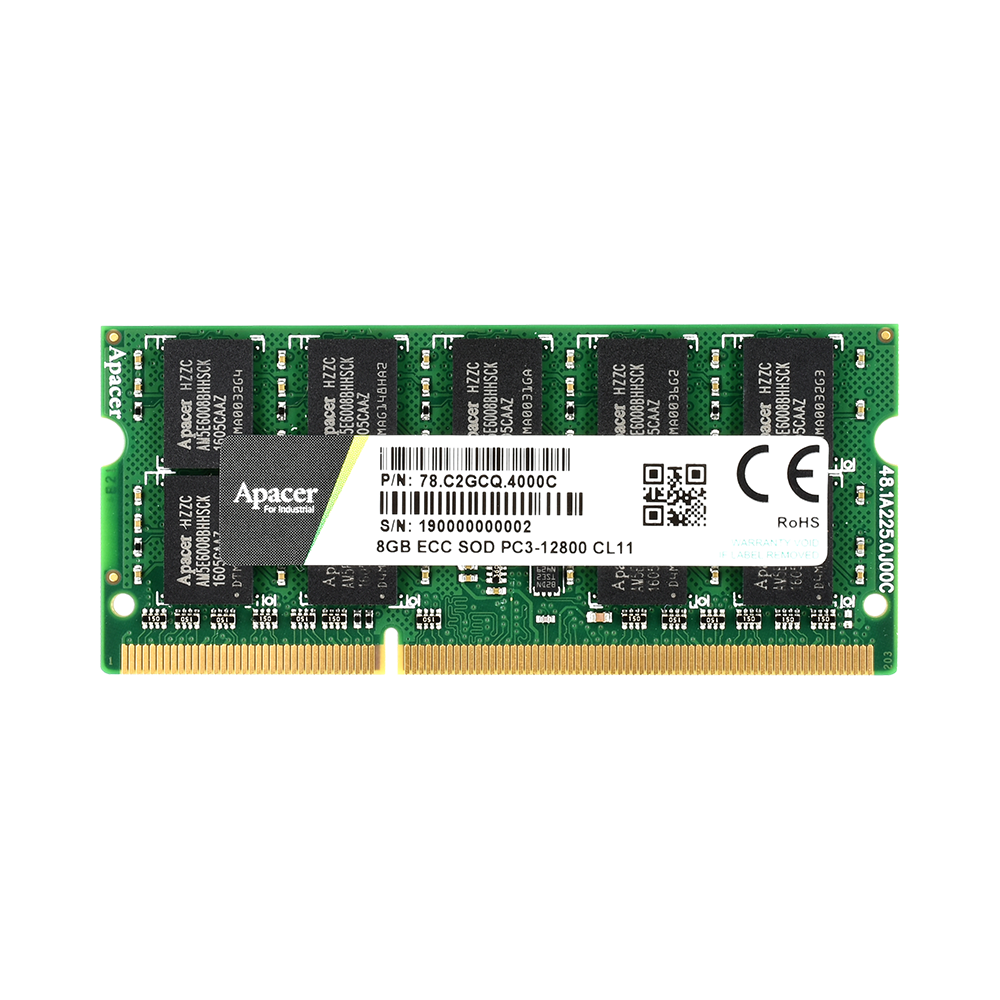 サーバー/ワークステーション DDR3 ECC SODIMM - Apacer Technology