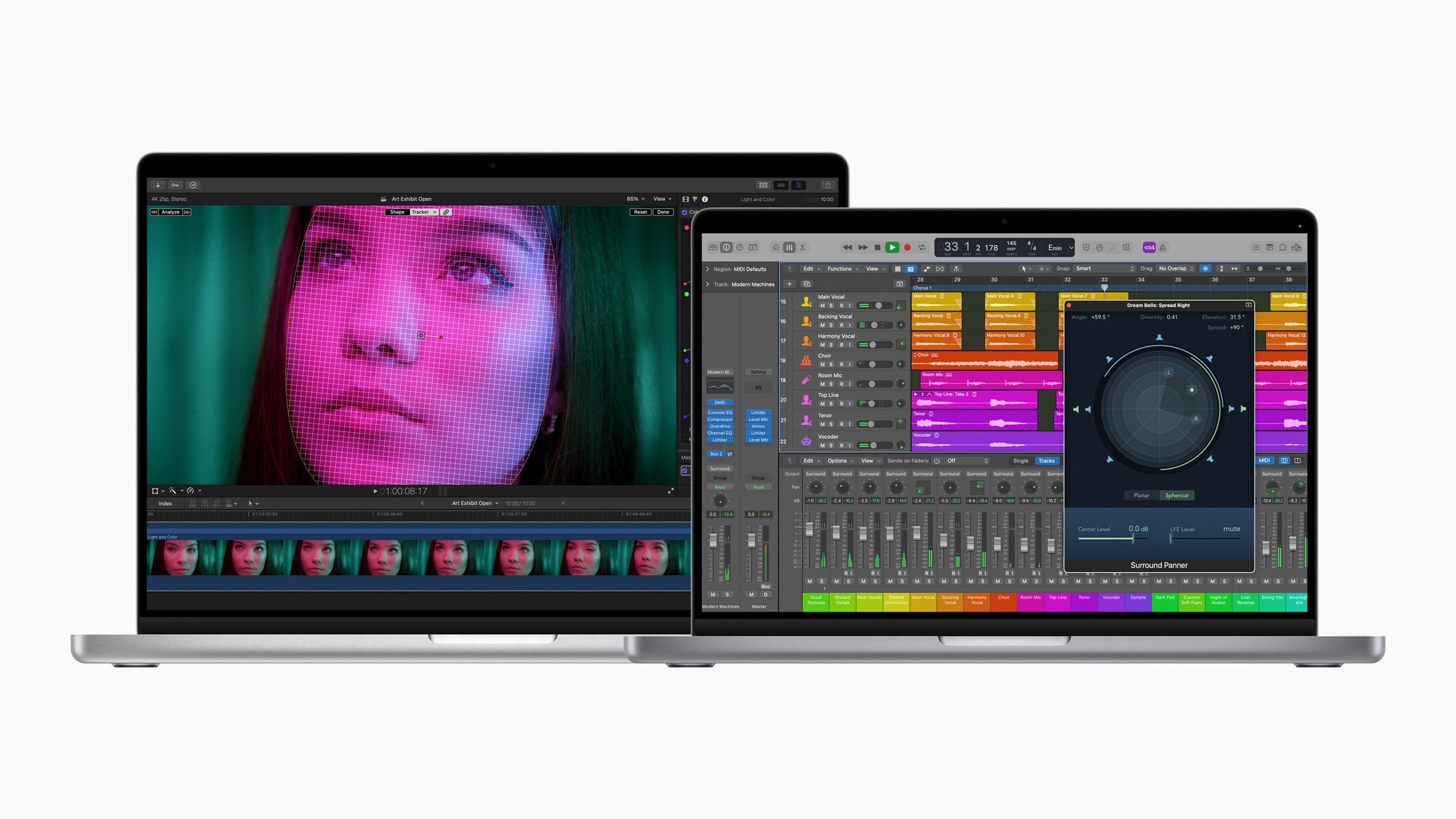 Final Cut Pro and Logic Pro updated on the new MacBook Pro with M1