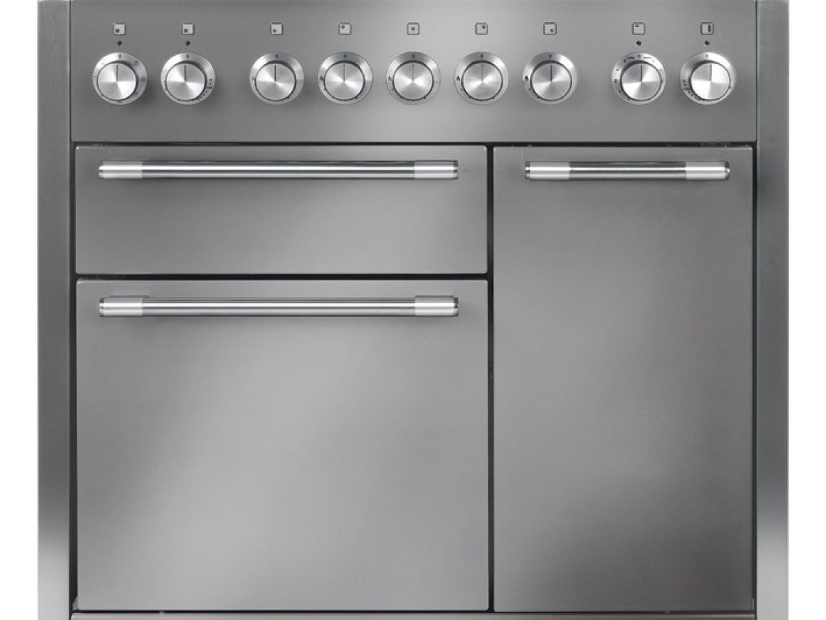 Mercury MCY1000DFSS 100cm Wide Stainless Steel Dual Fuel