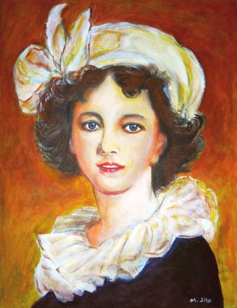 女性画家の肖像」 by ToshiJapon｜Artmeter｜暮らしを彩るアートが