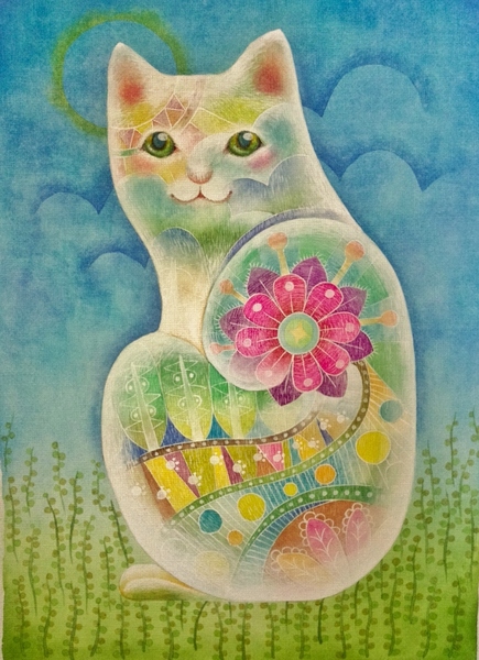 てんとう虫」 by 新垣 正代｜Artmeter｜暮らしを彩るアートが、きっと