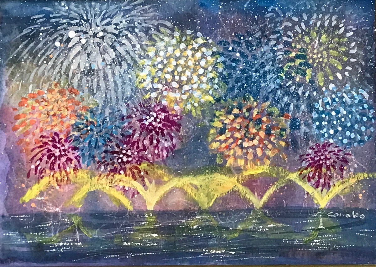 花火」 by ゆきちゃん｜Artmeter｜暮らしを彩るアートが、きっと見つかる