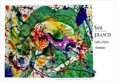 サム・フランシス ポスター Untitled（1989/1990） B2495|アート