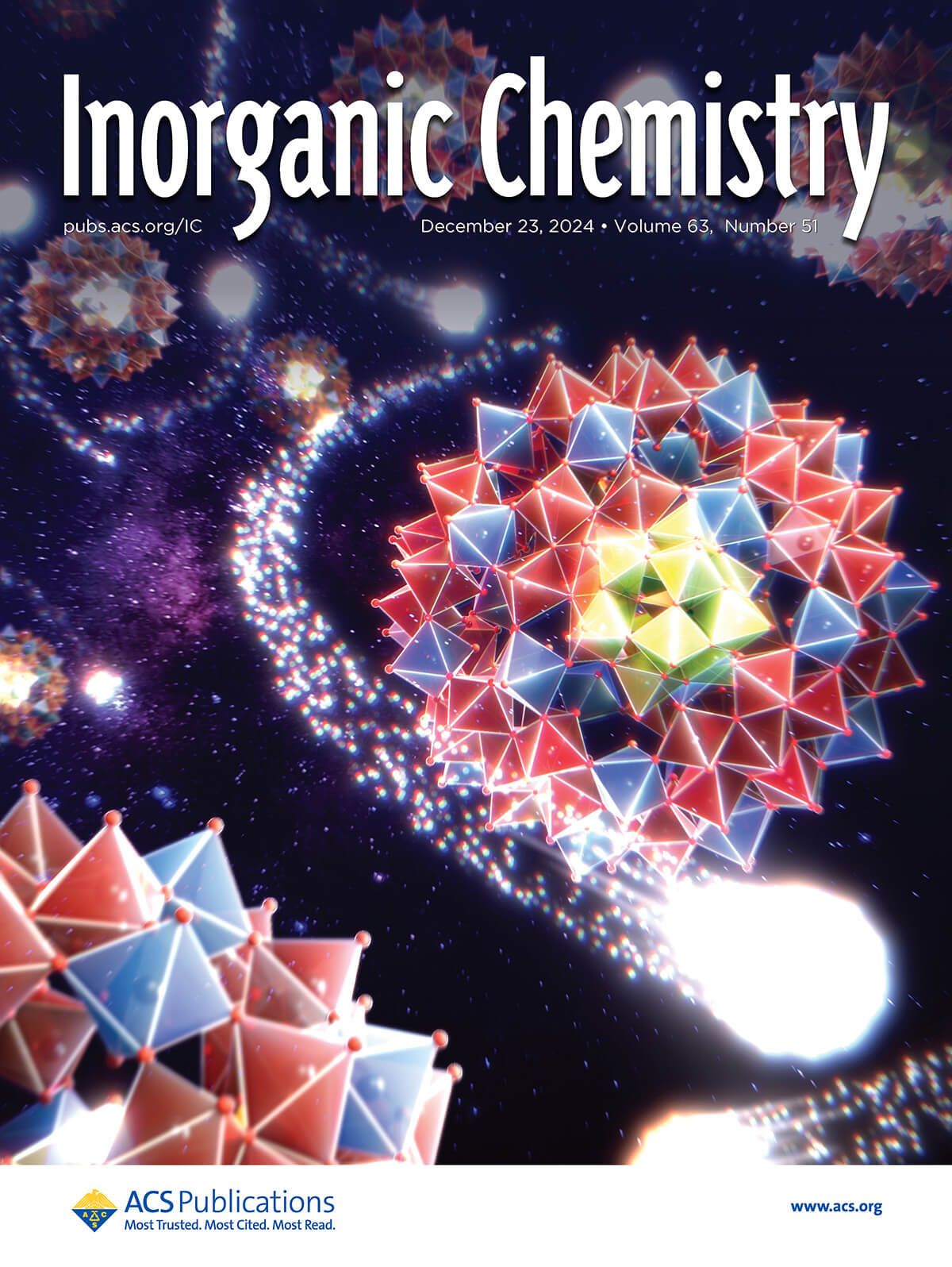 論文雑誌「Inorganic Chemistry」のカバーピクチャーを制作しました