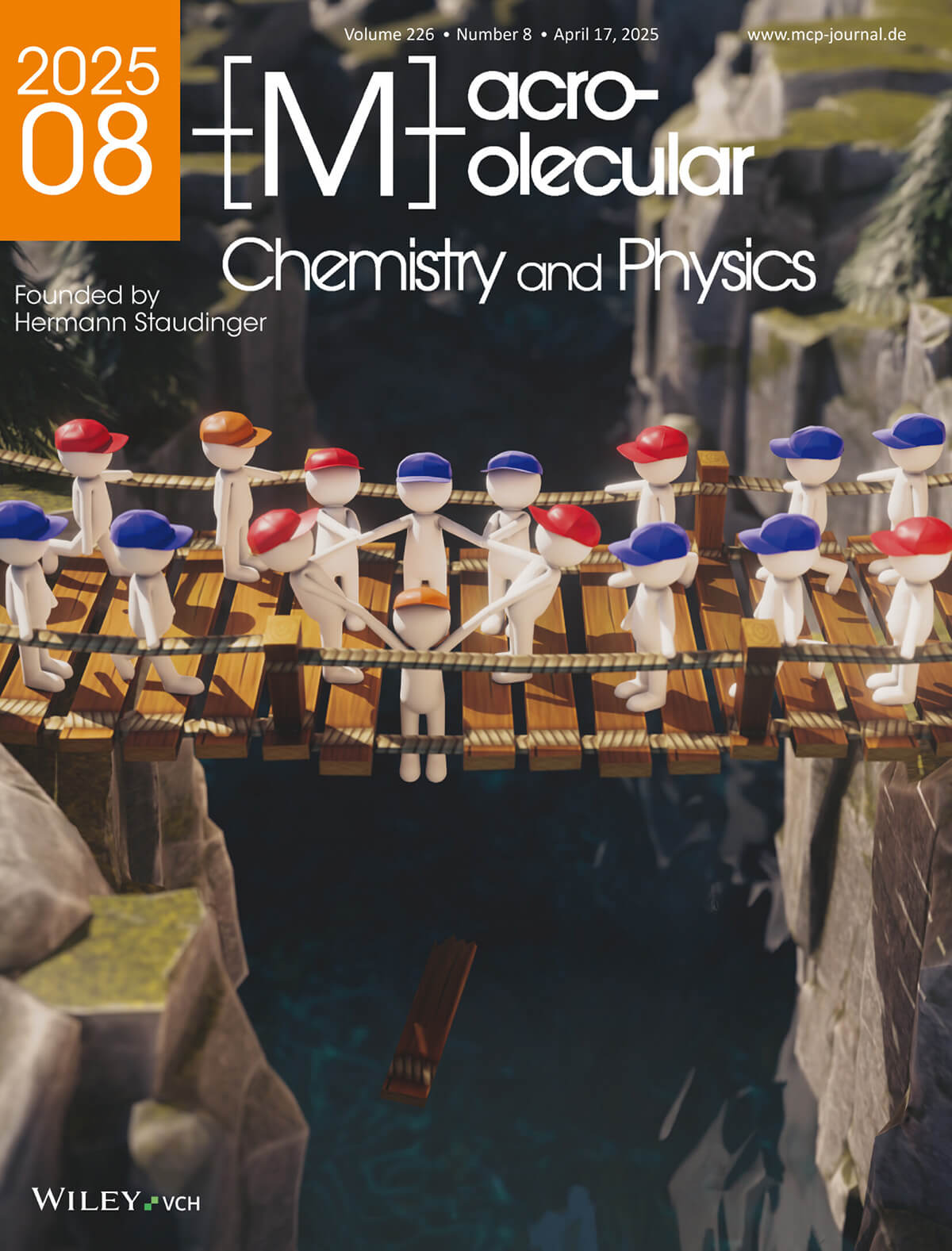 論文雑誌「Macromolecular Chemistry and Physics」のカバーピクチャー