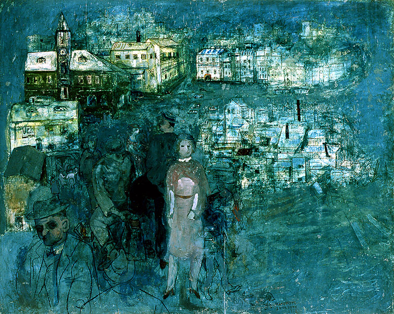 松本竣介 街と人 －冴えた視線で描く－ | アサヒグループ大山崎山荘