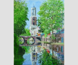 運河と街 小田切訓 | 絵画高額査定はアート買取協会