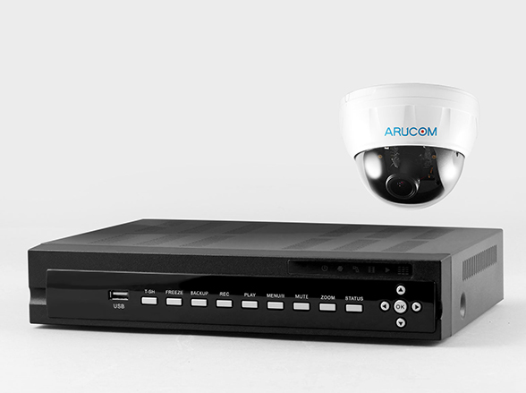 SET781 AHD220万画素 屋内用ドーム型防犯カメラセット(RD-CA241V