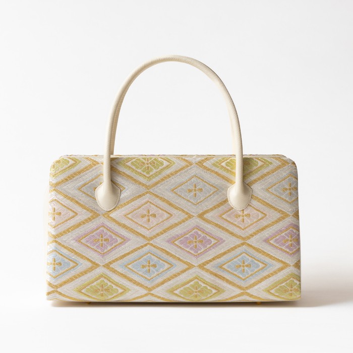 8277)新品 利休バッグ 日本製 西陣織 帯地 和装用 あおりバッグ 8277