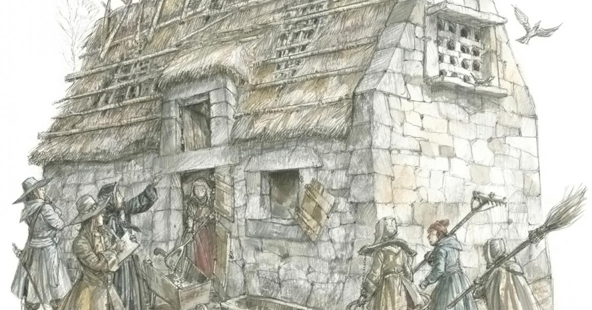 家畜小屋を改造した学校で働くマルグリット・ブールジョワ。ポール・ド