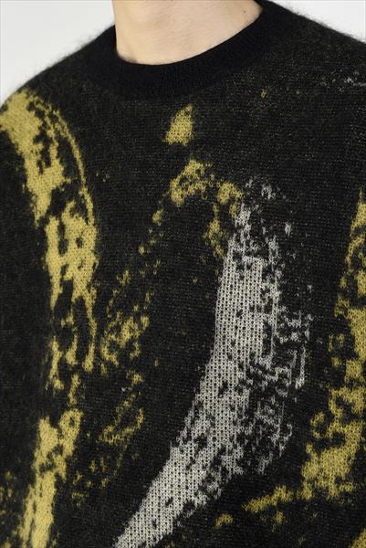 MOHAIR WJQ KNIT BANANA PULLOVER - LAD MUSICIAN 「Area」