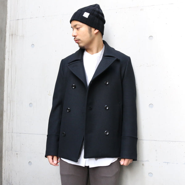 ATTACHMENT カシミヤ混タテ二重メルトン Pコート AC62-219 「Area」