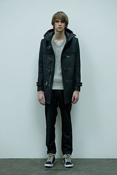 ATTACHMENT 1/10カシミヤ混二重織メルトン ダッフルコート AC42-211