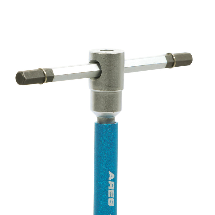 ARES 44001 - 8-Piece Metric 3-Way T-Handle Spinner Hex Allen Key