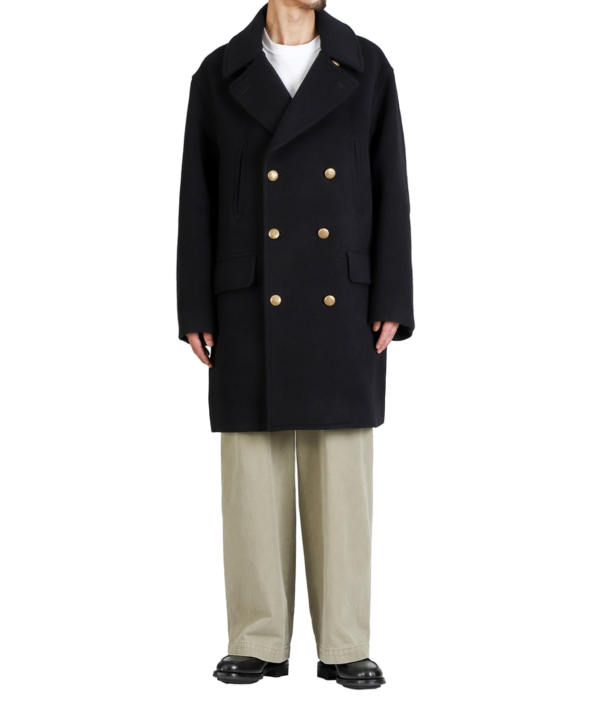 別注 Wool Cashmere Pea Coat | blurhms(ブラームス) / アウター