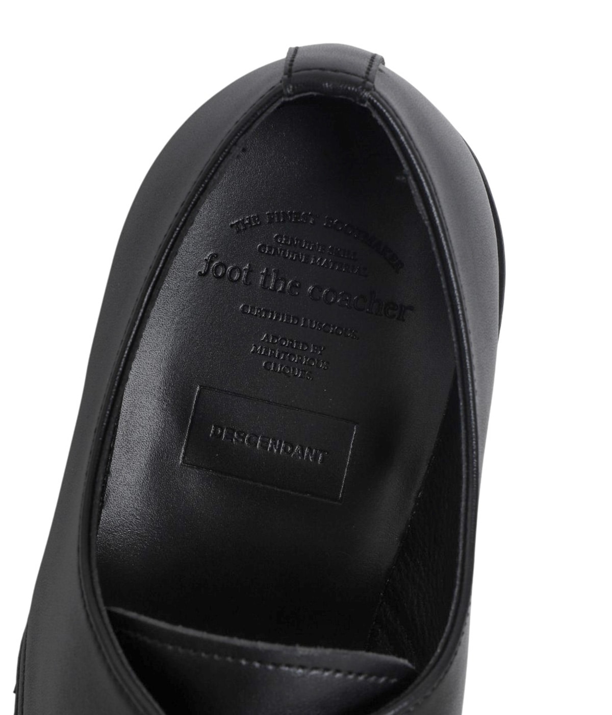 DWU 3HOLE SHOES | DESCENDANT(ディセンダント) / シューズ レザー