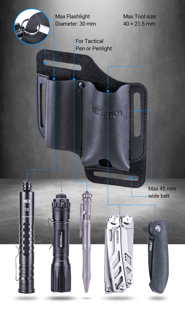 ネクストーチ NEXTORCH V40 EDC レザーホルスター