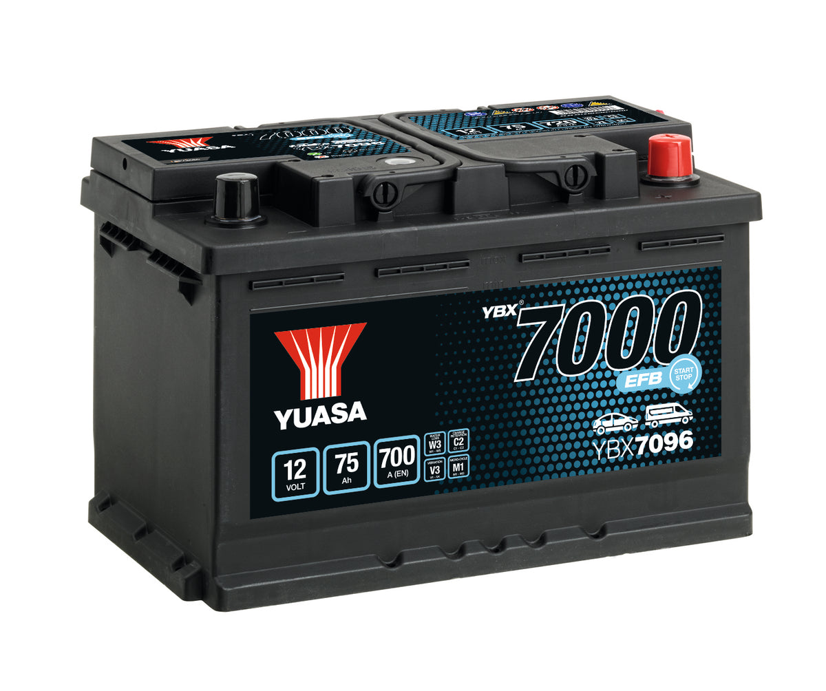 Yuasa Ybx7096 Efb Start Stop Plus Battery | Arnold Clark Autoparts