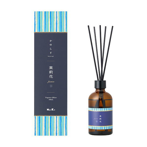かゆらぎ-日本香堂のアロマディフューザー-100ml-白檀・茉莉花・金木犀