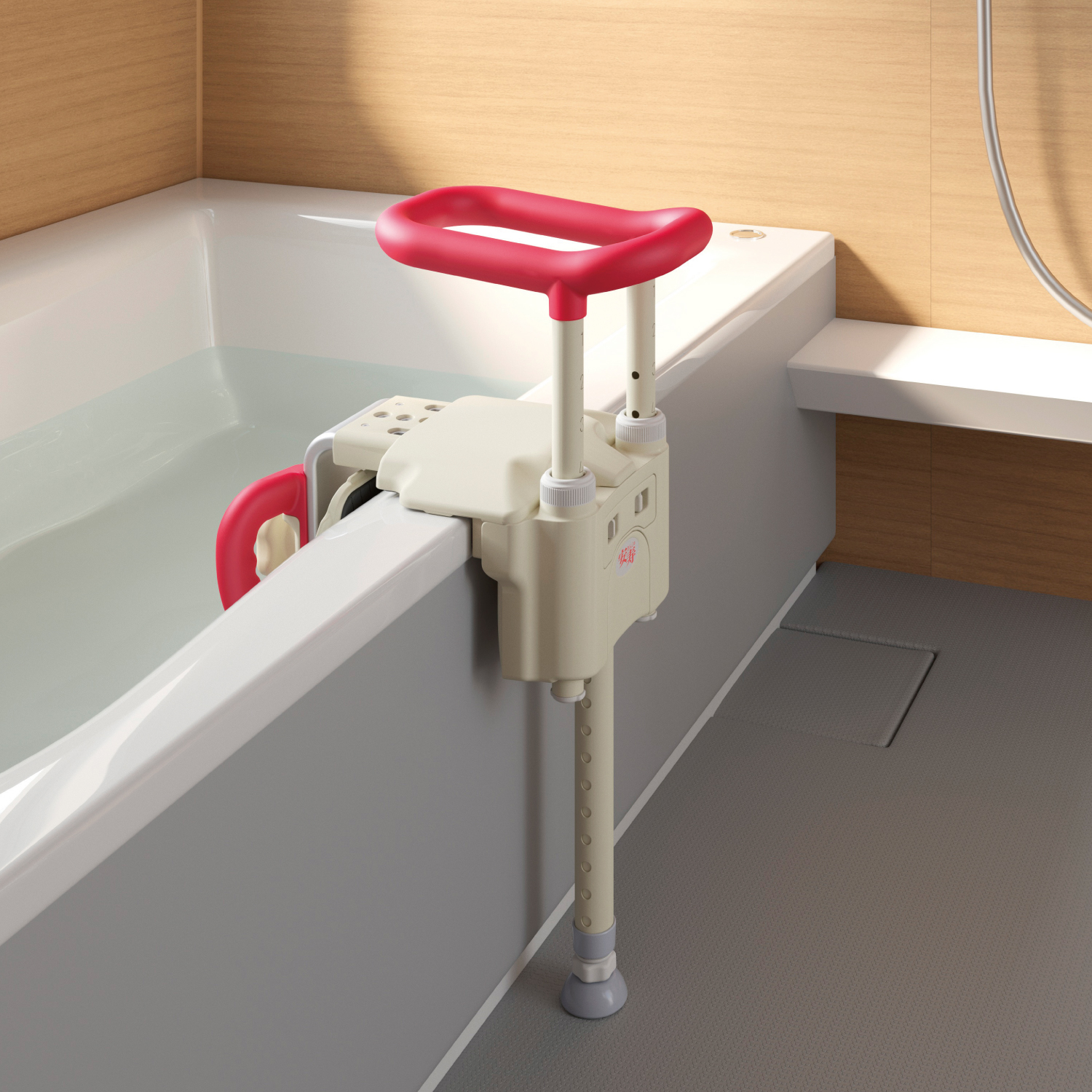 ユニットバス対応浴槽手すり UST-130UB | 【安寿】の介護用品 | アロン化成
