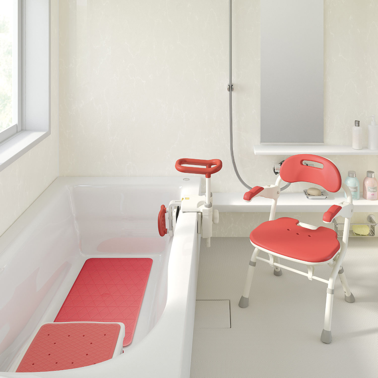 折りたたみシャワーベンチ FSフィット | 【安寿】の介護用品 | アロン化成