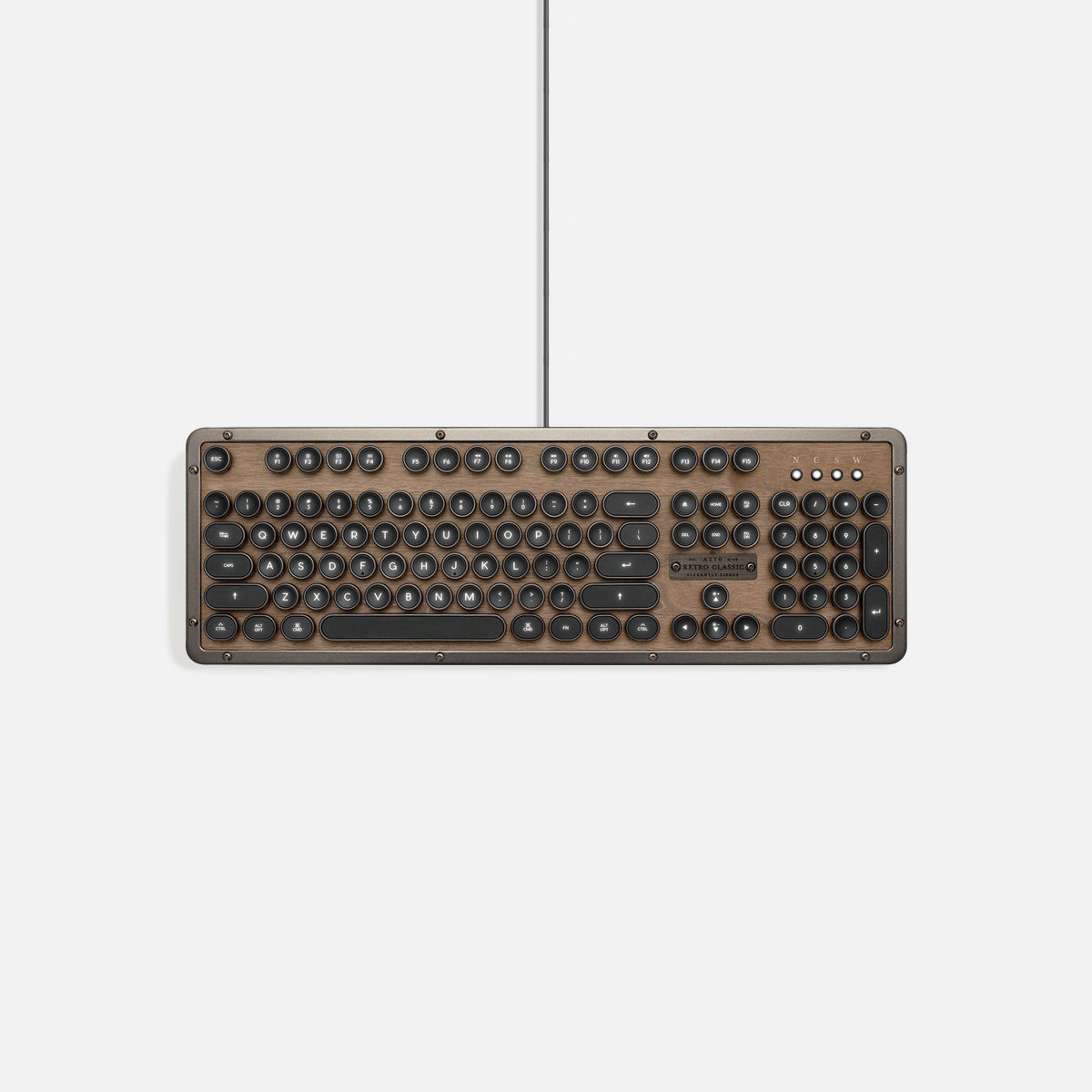 AZIO Retro Classic / Premium Vintage Backlit Mechanical Keyboard