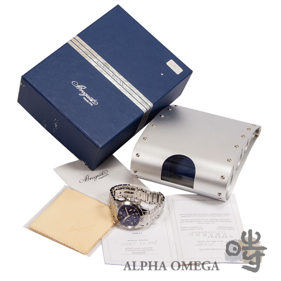 ブレゲ タイプ20 アエロナバル ブルー [3807ST/J2/SW9] 日本限定 1000