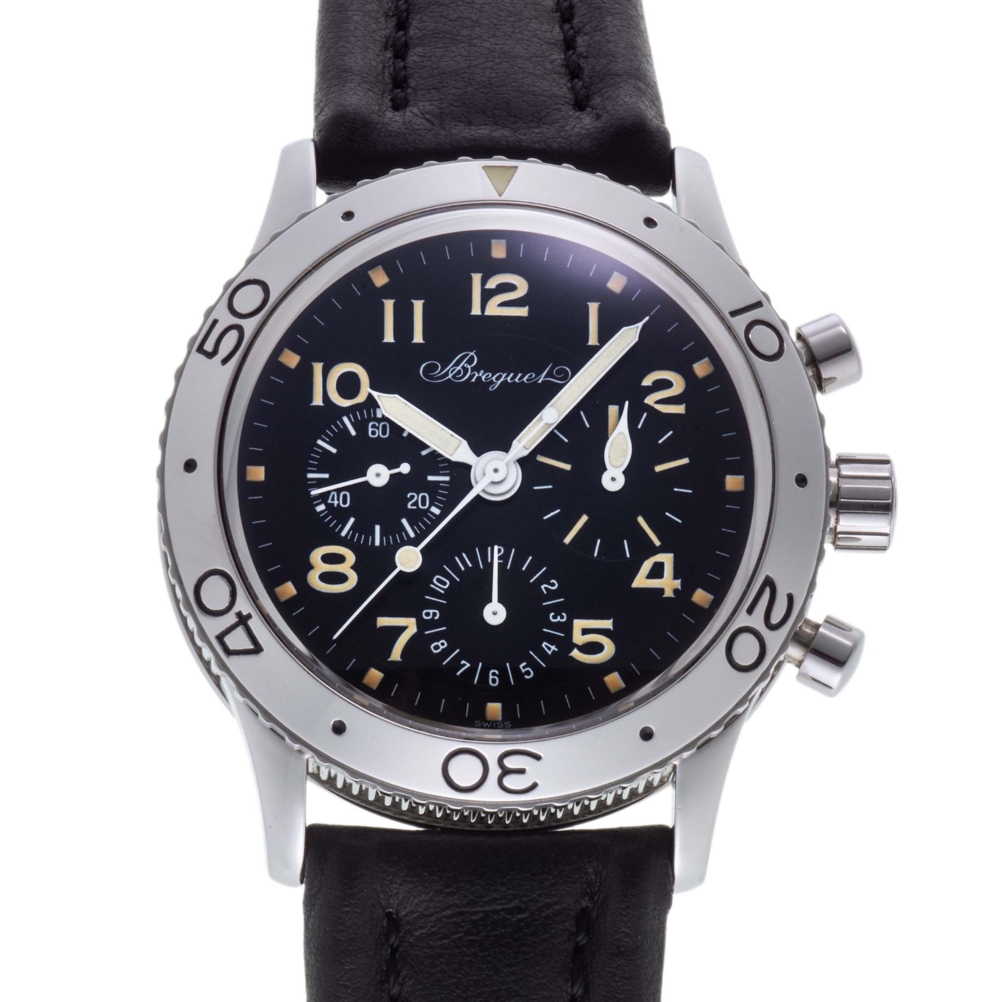 ブレゲ タイプXX アエロナバル Ref.3800 スチール(SS) 1990年代 マーク