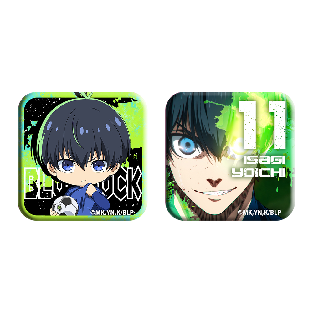 ブルーロック「潔 世一」スクエア缶バッジセット