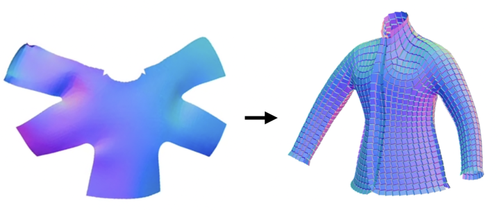 Nature ArchitectsとA-POC ABLE ISSEY MIYAKE 熱で自在に変形する布の
