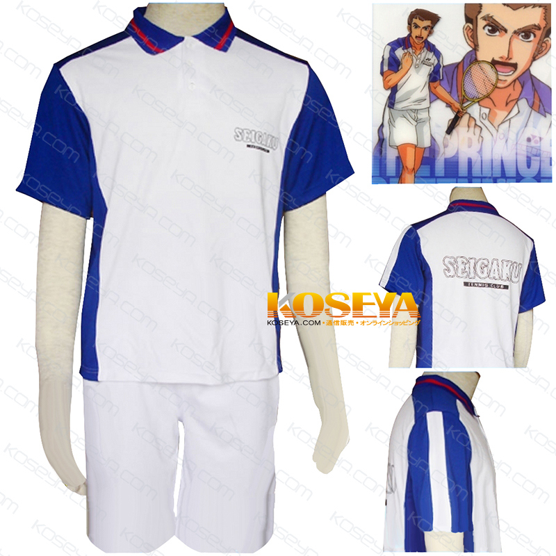 新テニスの王子様 青春学園中等部 テニスウェア 夏服 風 コスプレ衣装