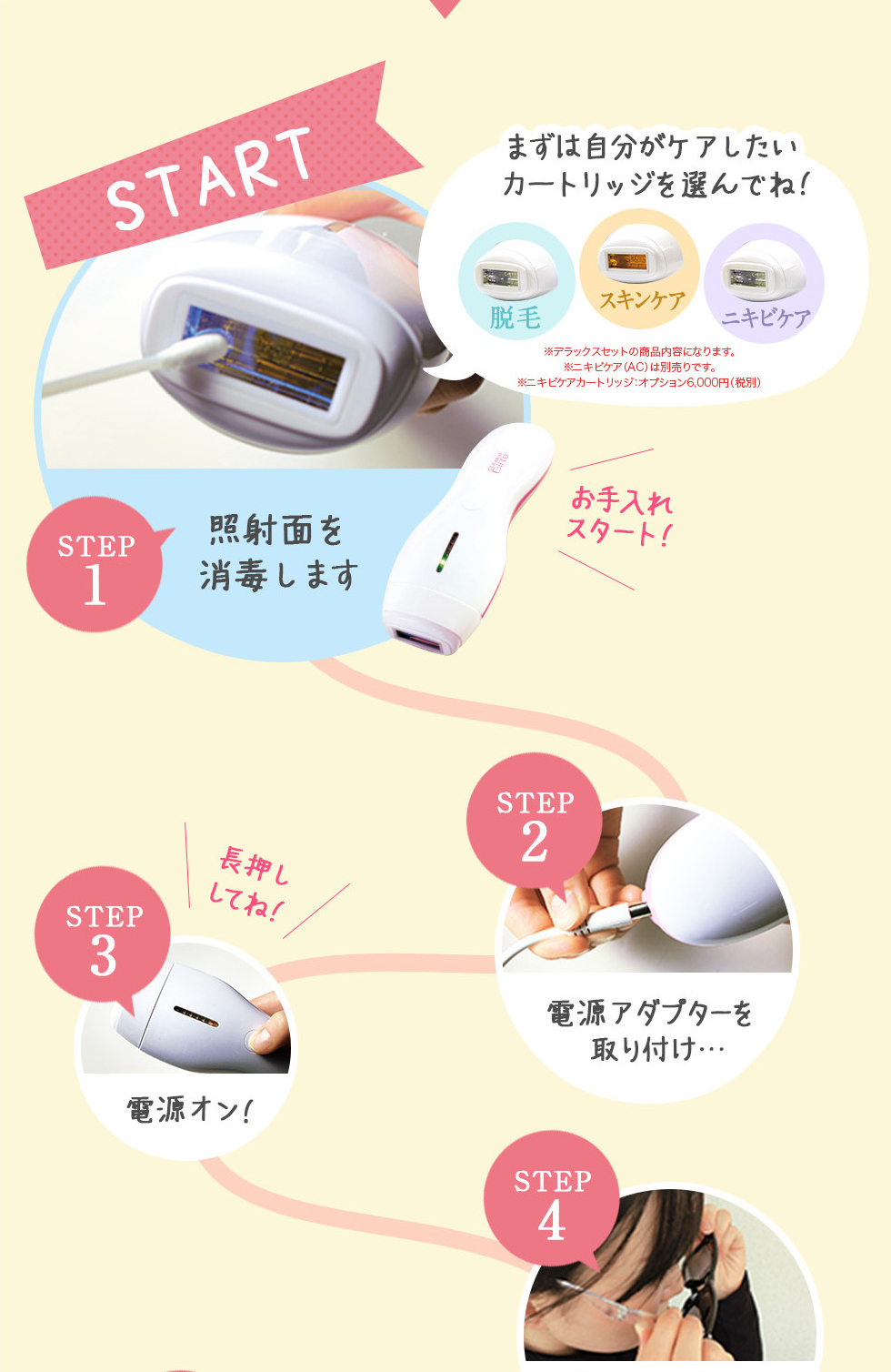 ┃廃番┃医師監修家庭用脱毛器 CLEAR/SP BiiTo(ビート) スタンダード