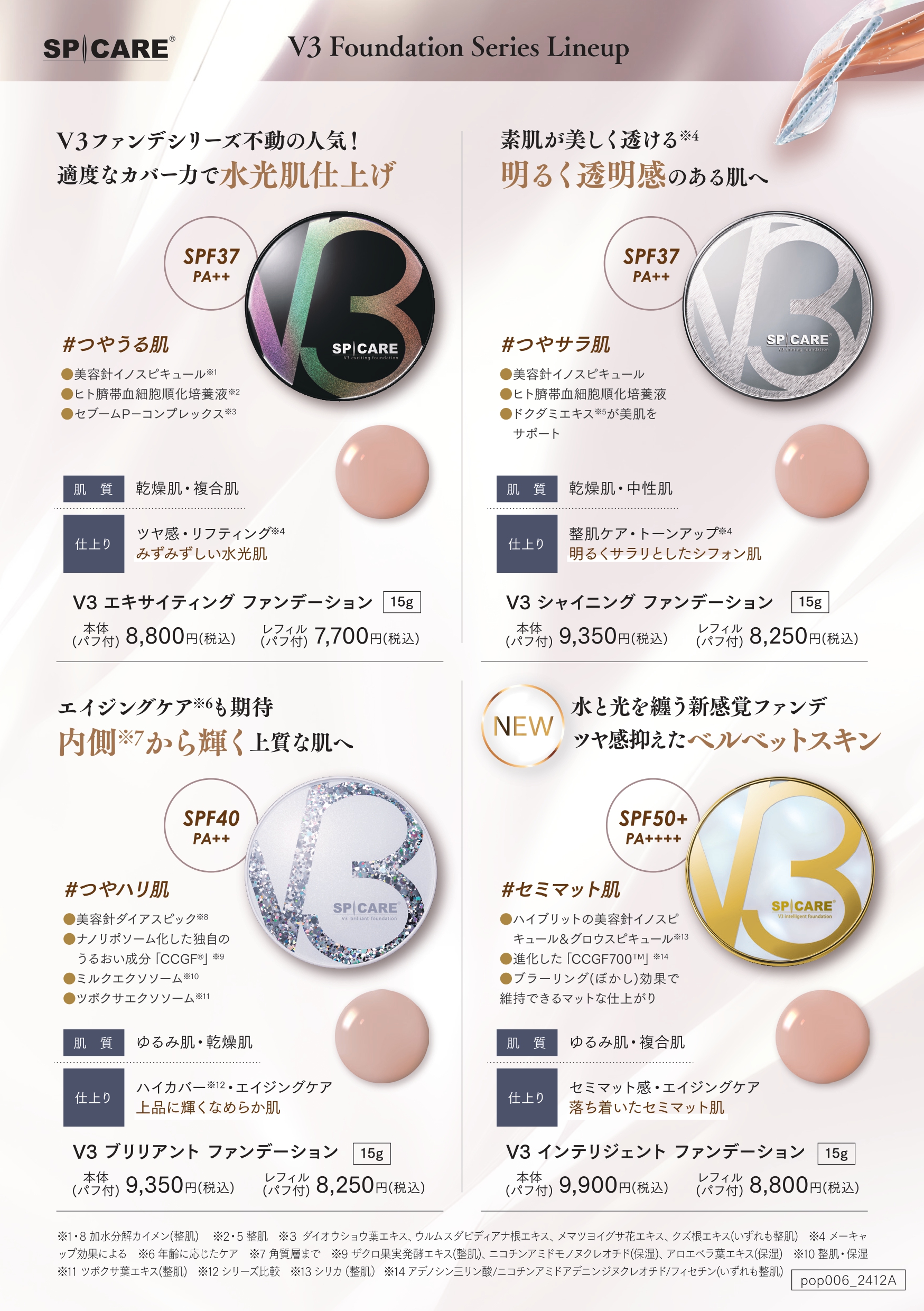 ネット販売禁止 SPICARE V3 インテリジェントファンデーション 15g