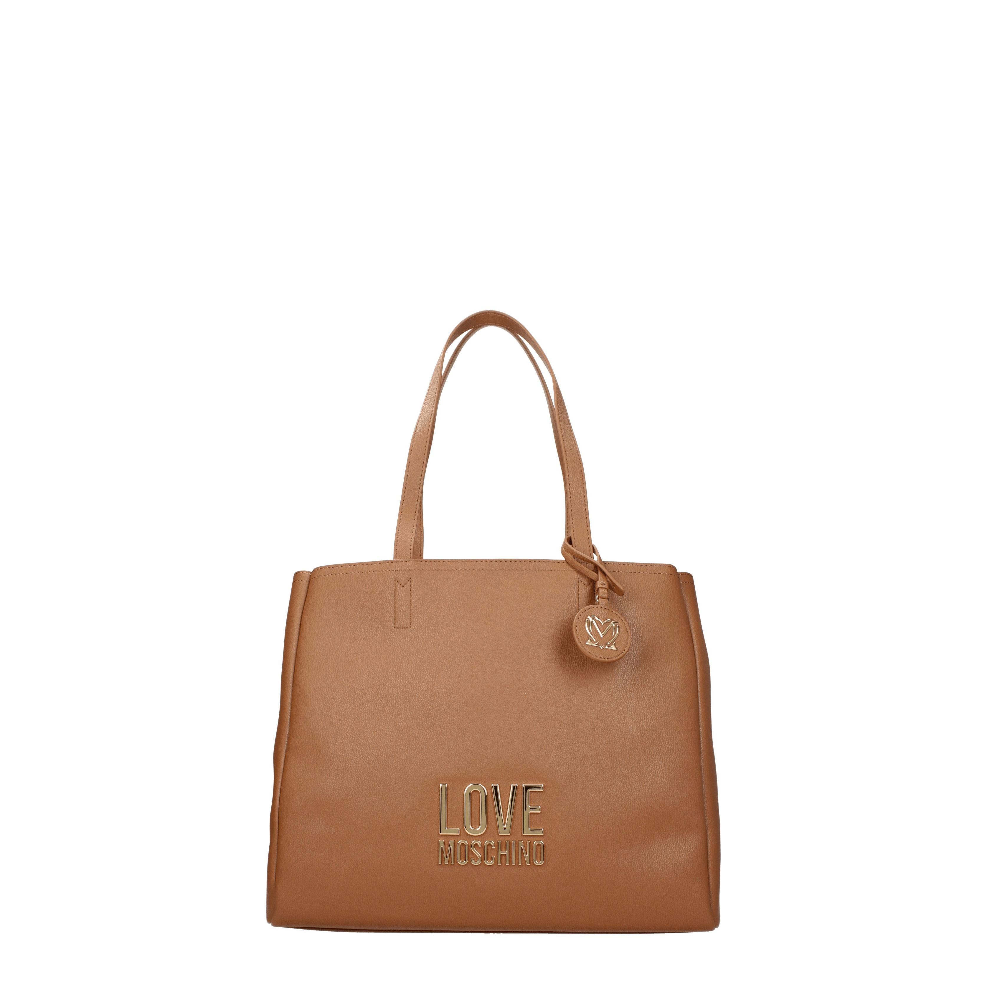 Love Moschino Borse a Spalla Donna Poliuretano Marrone/Camel | B