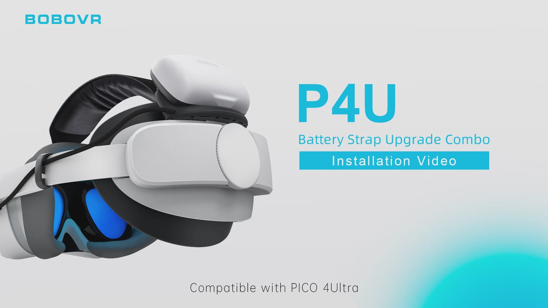 BOBOVR P4U バッテリーストラップ（10,000mAh） PICO 4 Ultra & Ultra