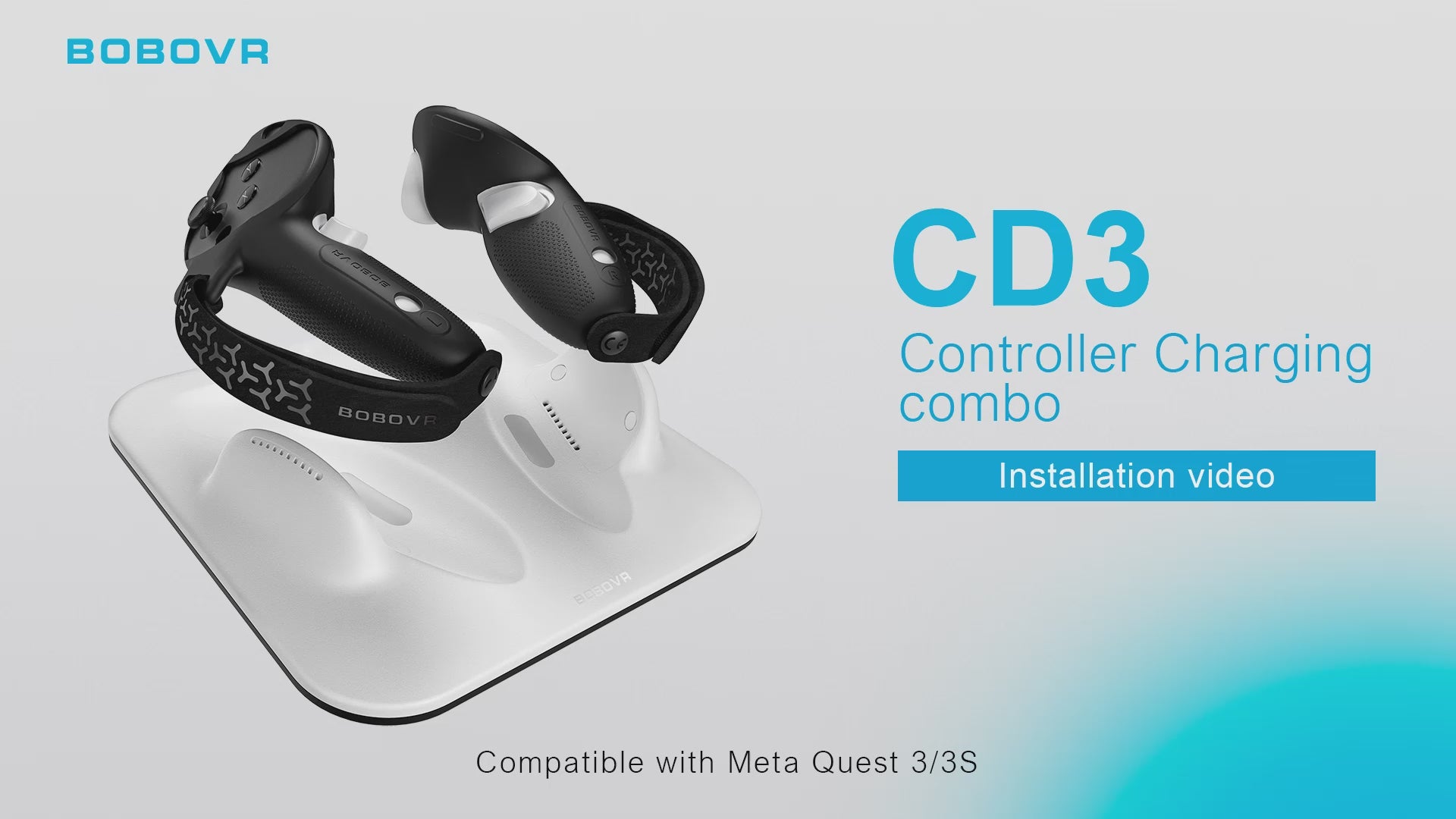 BOBOVR CD3 コントローラー充電コンボ - Quest 3 & 3S用