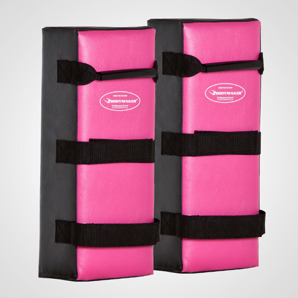 フィットネスキックミット ブラック×ピンク 2個セット KM072SETBKPI