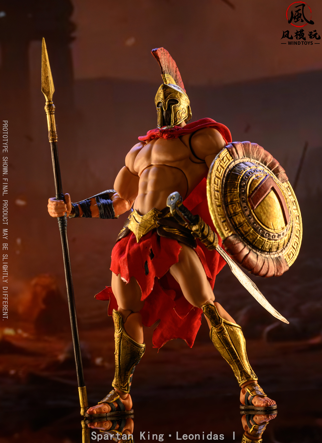 Wind Toys 1/12 Fmw004 Spartan King Leonidas I Standard Version